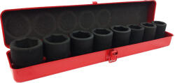 Genius Tools Légkulcsfej készlet 3/4" 8 db 1" - 1-1/2" colos rövid 6 l. - Genius (CM-608S)