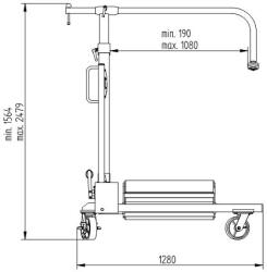 Compac Kerékmozgató állvány 1600 kg-os mezőgazdasági gépekhez - Compac (WD 1600)