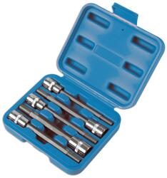 Laser Tools Dugókulcs - crowafej készlet 3/8" belső E-torx 5 db-os E4-E8 extra hosszú (LAS-6782)