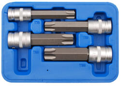 BGS technic Rátűzőkulcs - crowa+bit készlet furatos torx 4 db T70-T80-T90-T100 (9-5103)