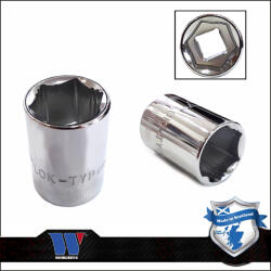 Welzh Werkzeug Lok-Typ Dugókulcs - crowafej 3/8" 16 mm 6 lap alacsony - Welzh (1233-9-WW)