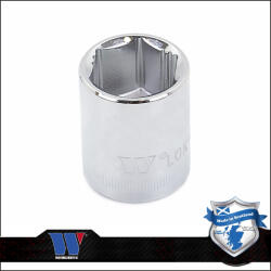 Welzh Werkzeug Lok-Typ Dugókulcs - crowafej 3/8" 22 mm 6 lap alacsony - Welzh (1233-15-WW)
