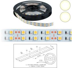 ELMARK Szalag LED 5050 beltéri 2x60 db/m - 3000K - ELMARK (99LED688)