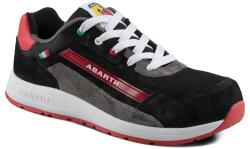 ABARTH Munkavédelmi cipő ABARTH - 595 fekete-piros 46-os (AB0001BKRD-46)