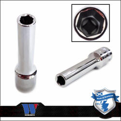 Welzh Werkzeug Lok-Typ Dugókulcs - crowafej 1/4" 5.5 mm 6 lap hosszú - Welzh (4035-5.5-WW)
