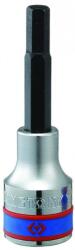 KING TONY Rátűzőkulcs - crowa+bit 1/2" imbusz 4 mm, hosszított - King Tony (403504)