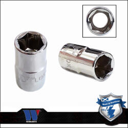 Welzh Werkzeug Lok-Typ Dugókulcs - crowafej 3/8" 11 mm 6 lap alacsony - Welzh (1233-4-WW)