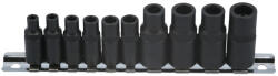 Laser Tools Adapter készlet menetfúrókhoz 10 db-os 4 lapú M1.5-M14 -mágneses- Laser (LAS-7901)