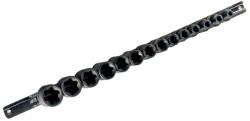 Genius Tools Légkulcsfej készlet 1/2" 14 db-os belső E-Torx dugófej készlet E8-E32 -Genius (TI-414)