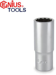 Genius Tools Dugókulcs - crowafej 3/8" 12 lap hosszú 14 mm Genius (336314)