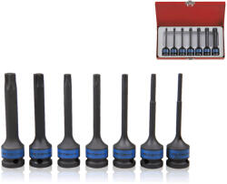 KING TONY Légkulcsfej készlet 1/2" torx 7 db-os KingTony (4467PP)