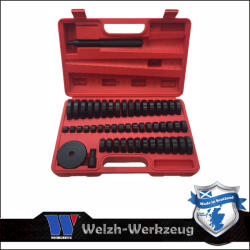 Welzh Werkzeug Szilent és csapágy szimering nyomótárcsa szerelő készlet 52 db-os (800064-UTC)