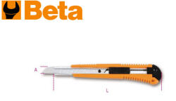 Beta Vágókés BETA dekorkés 9 mm-es 3 db 9 mm letörhető pengével (1770A)