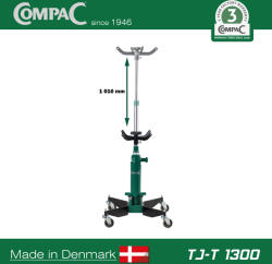Compac Váltótartó emelő hidraulikus 1, 3 t - dupla teleszkópos: 1000-2010 mm (TJ-T 1300)