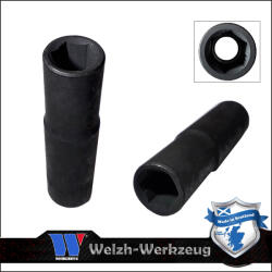 Welzh Werkzeug Lok-Typ Légkulcsfej - gépifej 3/8" 10 mm 6 lap hosszú - Welzh (1094-3-WW)