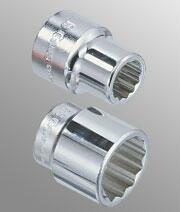 Genius Tools Dugókulcs - crowafej 3/4" 12 szög normál 33 mm Genius (635233)