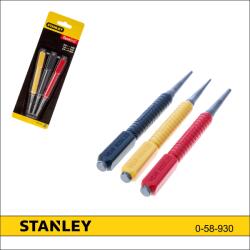 STANLEY Csapkiütő készlet 3 db-os 0.8-2.4 mm - színkódolt - Stanley (0-58-930)