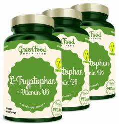 GreenFood Nutrition L-Tryptophan + Vitamin B6 kapszula 3x90 db
