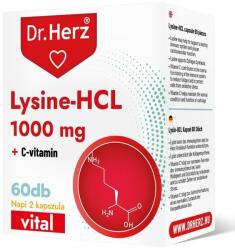 Dr. Herz Lysine-HCL + C-vitamin kapszula 60 db