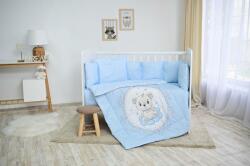 Lorelli Set Lenjerie Pat Lorelli 7 piese Lily Bumbac ranforce Little Bear Blue (20800145901)