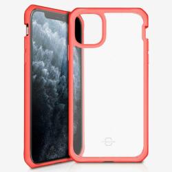 ItSkins Husa IT Skins Hybrid Solid iPhone 11 Pro Max Plain Coral Transparent (APXM-HYBSO-PCTR)