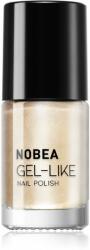 NOBEA Metal Gel-like Nail Polish lac de unghii cu efect de gel culoare frosting #N16 6 ml