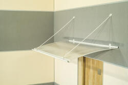 LANIT PLAST Bejárati előtető LANITPLAST TURKUS 140/85 fehér (LG706)