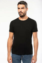Kariban Férfi póló Kariban KA3012 Rövid Ujjú Környakú póló -3XL, Light Grey Heather