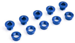 Csepel lánckerék rögzítõ csavar szett (5 db, 6, 5 mm), kék