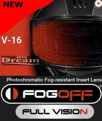  MT Bukósisakhoz LENCSE FOTOKROMATIKUS ATOM SV / MT-V-16 / FOGOFF LENS