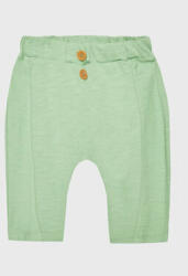 Benetton Pantaloni din material 3BGUAF00Y Verde Regular Fit