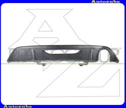 PEUGEOT 208 2 2018.06-2023.08 Hátsó lökhárító alatti spoiler "1 kipufogós" fekete UPE07-35760