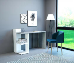 WIPMEB PACO PC 01 íróasztal beton/matt fehér - smartbutor