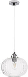 GreenSite Universe, lampă suspendată, dulie E27, 1 bec, 60W, crom-transparent