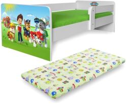 Oli's Pat Paw Patrol P1 copii 2-12 Ani cu Saltea 160x80x6 cu lana si protectie laterala detasabila - Pc-p-mk-paw-p1-80 (PC-P-MK-PAW-P1-80)