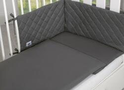 BabyLion Royal 3 részes ágyneműhuzat szett - Sötétszürke