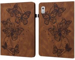  ART BUTTERFLIES Husă flip Lenovo Tab M8 a patra generație (a patra generație) maro