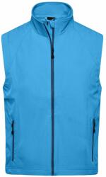 James & Nicholson (Daiber) Férfi softshell mellény JN1022 - Azúr | XXL (1-JN1022-150251)