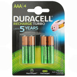 Duracell HR03 AAA-4 Akku micro 900mAh 4db/cs (DUR HR03 AAA-4)