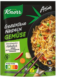 Knorr Instant KNORR Spaghetteria Ázsiai pirított tészta pikáns-zöldséges ízesítéssel 125 g (69731535) - papir-bolt