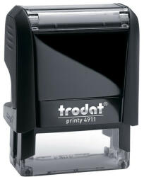 TRODAT Bélyegző TRODAT Printy 4.0 4911 eco-fekete ház kék párna (4911F/K) - papir-bolt