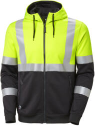 Helly Hansen ADDVIS JÓL LÁTHATÓSÁGI CIPZÁRAS KAPUCNIS PULÓVER CL1, narancs, XS (79259_369-S)