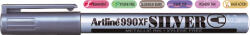 Artline Marker cu vopsea ARTLINE 990XF, corp metalic, varf rotund 1.2mm - argintiu (EK-990XF-SV) - siscom-papetarie
