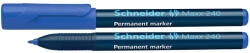 Schneider Permanent marker SCHNEIDER Maxx 240, varf rotund 1-2mm - albastru (S-124003) - siscom-papetarie