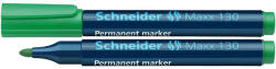 Schneider Permanent marker SCHNEIDER Maxx 130, varf rotund 1-3mm - verde (S-113004) - siscom-papetarie