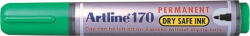 Artline Permanent marker ARTLINE 170 - Dry safe ink, corp plastic, varf rotund 2.0mm - verde (EK-170-GR) - siscom-papetarie