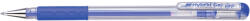 Pentel Roller cu gel Pentel Hybrid Gel Grip, varf 0.6 mm, albastru (PE102132)