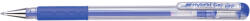 Pentel Roller cu gel, Pentel, Hybrid GelGrip, 0.6 mm, plastic, albastru (PE102132) - siscom-papetarie