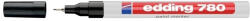edding Marker permanent, Edding 780, cu vopsea, corp aluminiu, varf rotund, 0.8 mm, negru (ED7801) - siscom-papetarie