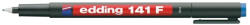 edding Marker permanent Edding OHP 141F, corp plastic, varf rotund, 0.6 mm, albastru (ED1413) - siscom-papetarie